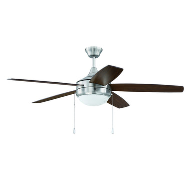 Craftmade PHA52BNK5 52" Ceiling Fan w/ 5 Blades, LED Light Kit - Crescent Harbor