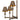 Cross 6 Light Chandelier in Statuary Bronze 2