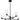 Cunningham 6 Light Chandelier in Matte Black 6