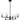 Cunningham 6 Light Chandelier in Matte Black 1