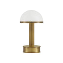 Currey & Company 10.25" Promenade Brass Cordless Rechargeable Table Lamp 2