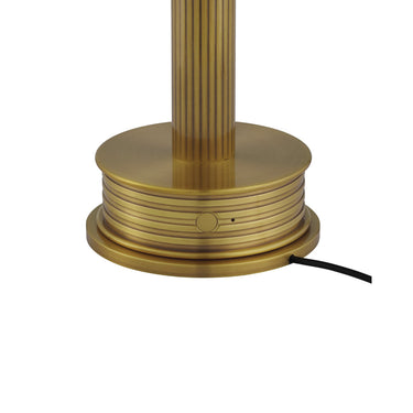Currey & Company 10.25" Promenade Brass Cordless Rechargeable Table Lamp 3