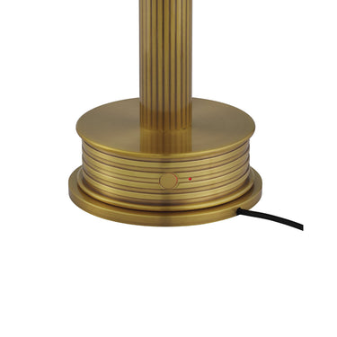Currey & Company 10.25" Promenade Brass Cordless Rechargeable Table Lamp 4