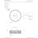 Currey & Company 10.5" x 18.5" Turbinella 1-Light Semi-Flush Mount 4