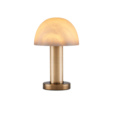 Currey & Company 11.0" La Gravite Mini Alabaster Table Lamp 