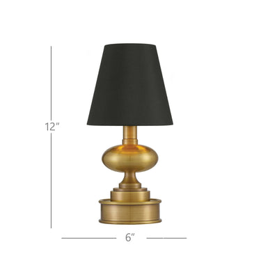 Currey & Company 12.0" Galavant Cordless Rechargeable Table Lamp 9
