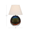 Currey & Company 12" Voyage Nickel Cordless Table Lamp 5