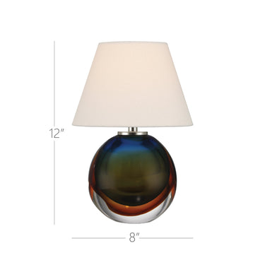 Currey & Company 12" Voyage Nickel Cordless Table Lamp 5
