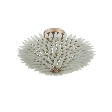 Currey & Company 12" x 22" Dahlia 3-Light Semi-Flush Mount 4