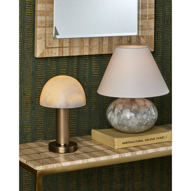 Currey & Company 13.0" Odette White Quartz Table Lamp 6