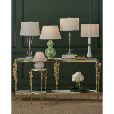 Currey & Company 13.0" Odette White Quartz Table Lamp 7