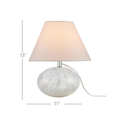 Currey & Company 13.0" Odette White Quartz Table Lamp 8