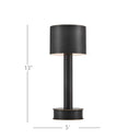 Currey & Company 13.0" Traverse Cordless Rechargeable Table Lamp 17
