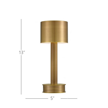 Currey & Company 13.0" Traverse Cordless Rechargeable Table Lamp 7