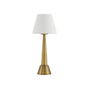 Currey & Company 15.0" Saunter Brass Cordless Rechargeable Table Lamp 2
