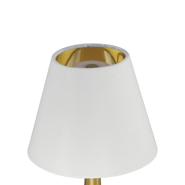 Currey & Company 15.0" Saunter Brass Cordless Rechargeable Table Lamp 3