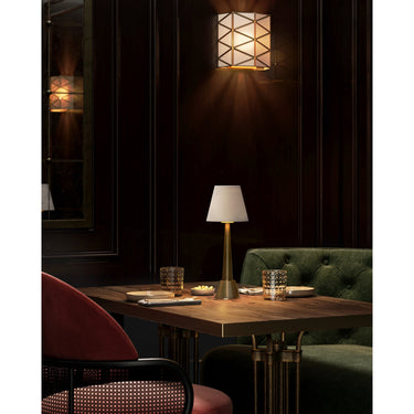 Currey & Company 15.0" Saunter Brass Cordless Rechargeable Table Lamp 6