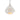 Currey & Company 15.25" Wintershall White 1-Light Pendant 2