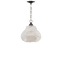 Currey & Company 15.25" Wintershall White 1-Light Pendant 3