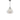 Currey & Company 15.25" Wintershall White 1-Light Pendant 3