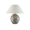 Currey & Company 15.5" Minnows Blue Ceramic Table Lamp 3