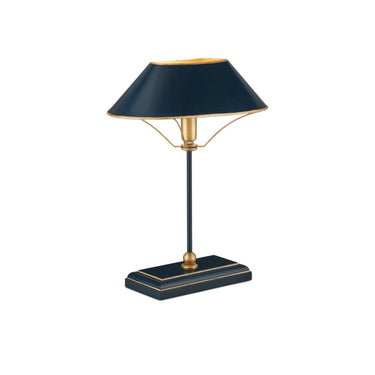 Currey & Company 16.5" Daphne Navy Table Lamp 3