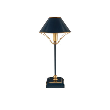 Currey & Company 16.5" Daphne Navy Table Lamp 5