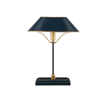 Currey & Company 16.5" Daphne Navy Table Lamp 