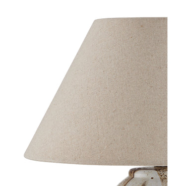 Currey & Company 16.5" Latte Beige Ceramic Table Lamp 4