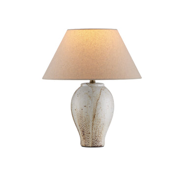 Currey & Company 16.5" Latte Beige Ceramic Table Lamp 5