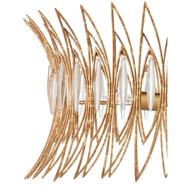 Currey & Company 16" x 20" Marquise 3-Light Semi-Flush Mount 1