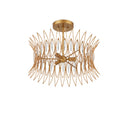 Currey & Company 16" x 20" Marquise 3-Light Semi-Flush Mount 2