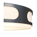 Currey & Company 17.5" Swale Outdoor Flush Mount 1