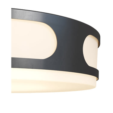 Currey & Company 17.5" Swale Outdoor Flush Mount 1