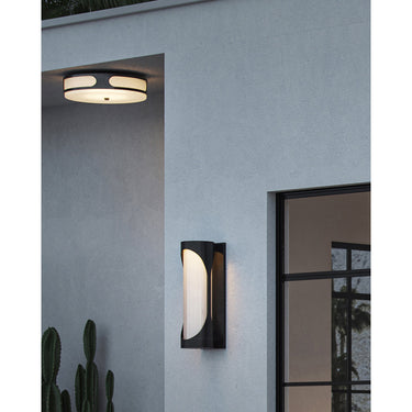Currey & Company 17.5" Swale Outdoor Flush Mount 5