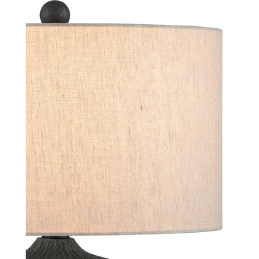 Currey & Company 17" Mythmaker Black Terracotta Table Lamp 2