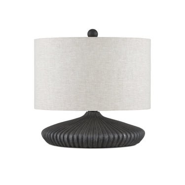 Currey & Company 17" Mythmaker Black Terracotta Table Lamp 3