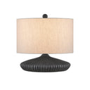 Currey & Company 17" Mythmaker Black Terracotta Table Lamp 