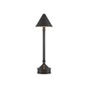 Currey & Company 18.0" Traipse Cordless Rechargeable Table Lamp 12