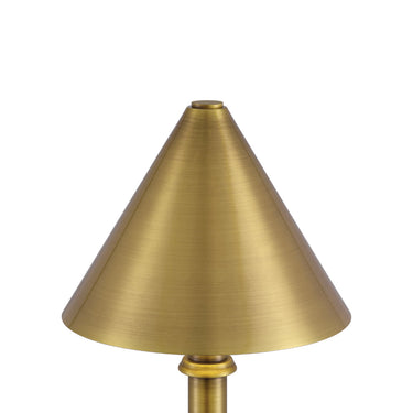 Currey & Company 18.0" Traipse Cordless Rechargeable Table Lamp 1