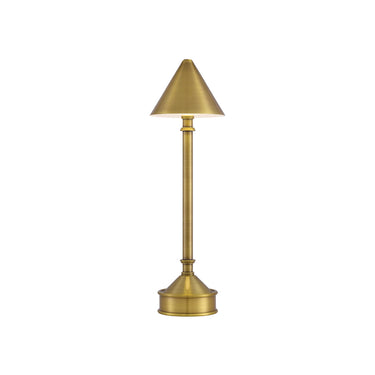 Currey & Company 18.0" Traipse Cordless Rechargeable Table Lamp 