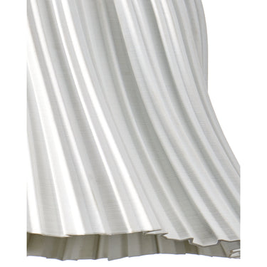 Currey & Company 19.5" Twirl White 1-Light Pendant 1