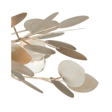 Currey & Company 19" Lunaria 3-Light Semi-Flush Mount 1