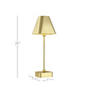 Currey & Company 20.0" Gadabout Cordless Rechargeable Table Lamp 9
