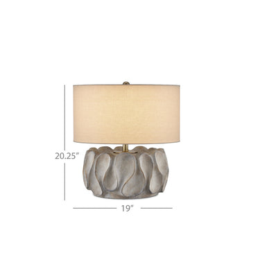 Currey & Company 20.25" Weststrand Concrete Table Lamp 6