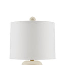 Currey & Company 20.5" Girault White Table Lamp 2