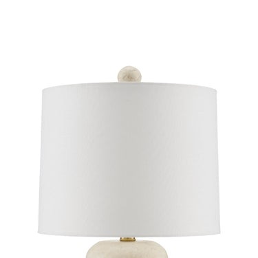 Currey & Company 20.5" Girault White Table Lamp 2