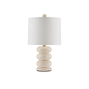 Currey & Company 20.5" Girault White Table Lamp 3