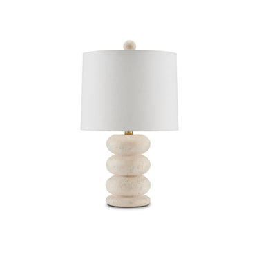 Currey & Company 20.5" Girault White Table Lamp 3