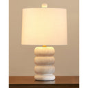 Currey & Company 20.5" Girault White Table Lamp 4